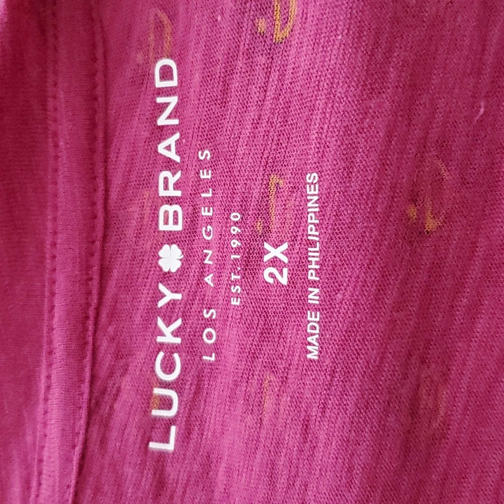 💙 4/$20 NEW Lucky Brand Bohemian Top - Picture 5 of 6